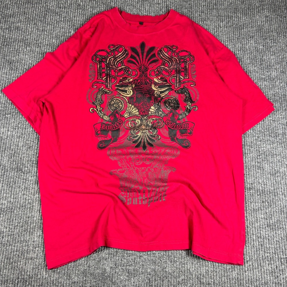 Vintage Southpole Shirt Men's XL Premium Red Limited Edition Streetwear Y2K